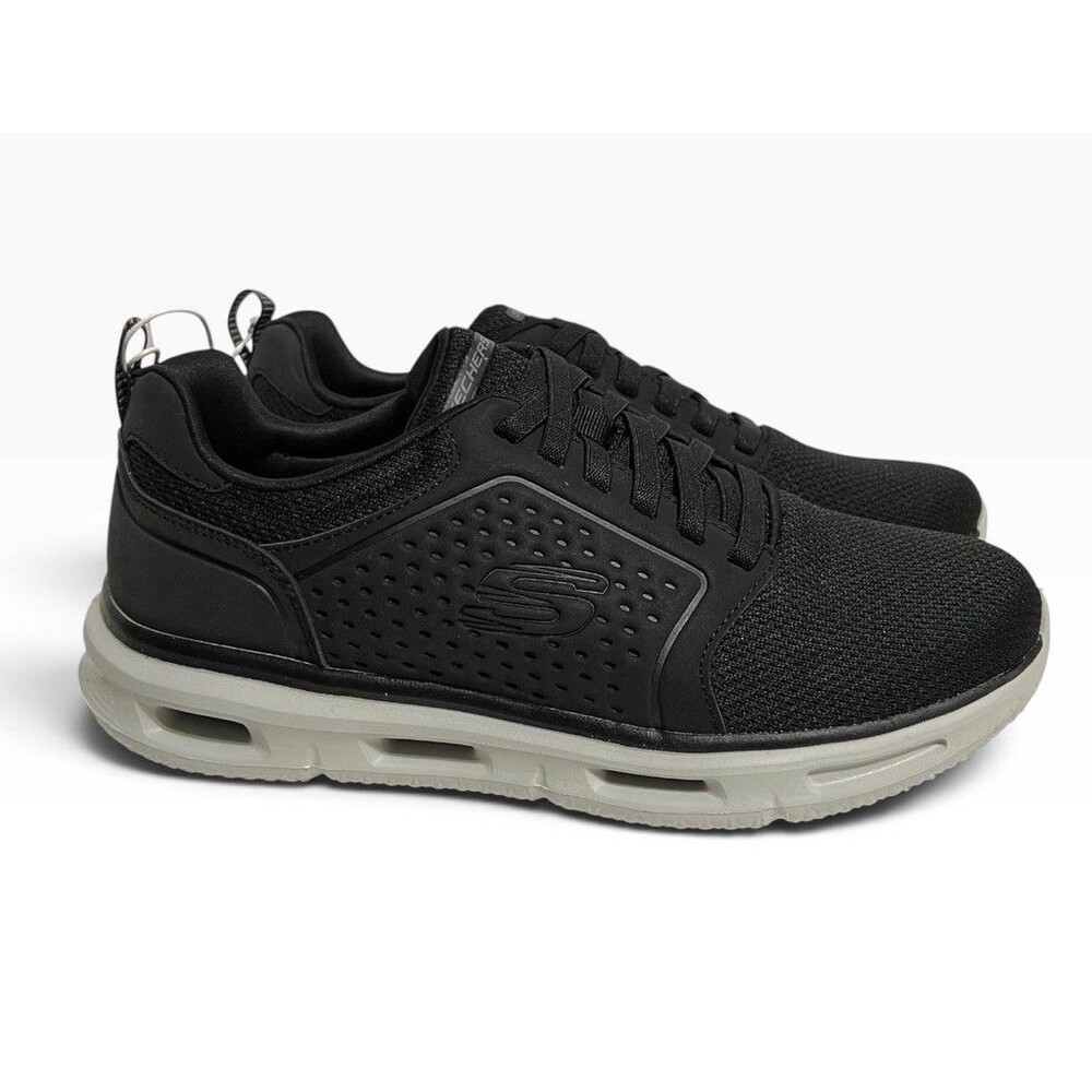 Skechers Men's Glide Lite Pacer Slip On Walking Sneakers 9 Black Memory Foam